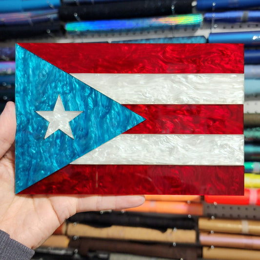 Puerto Rico Flag Decor