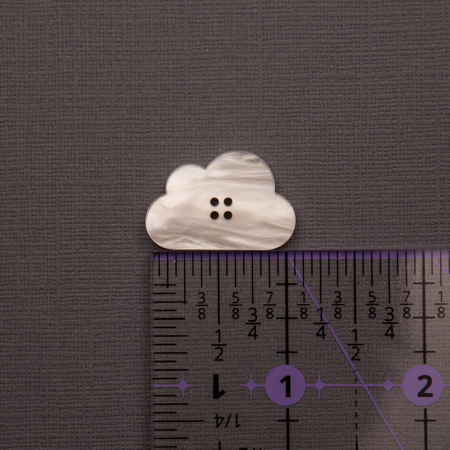 Flat Bottom Cloud Button