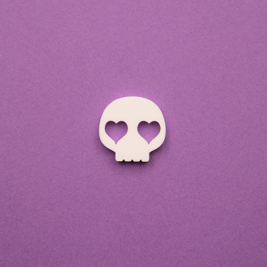 Kawaii Skull Button