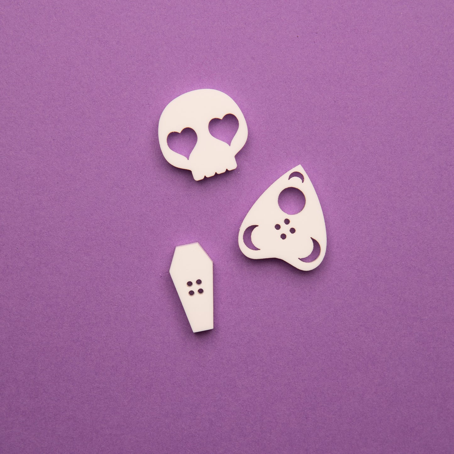 Kawaii Skull Button