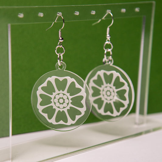 "White Lotus" Dangle Earrings (Made to Order)