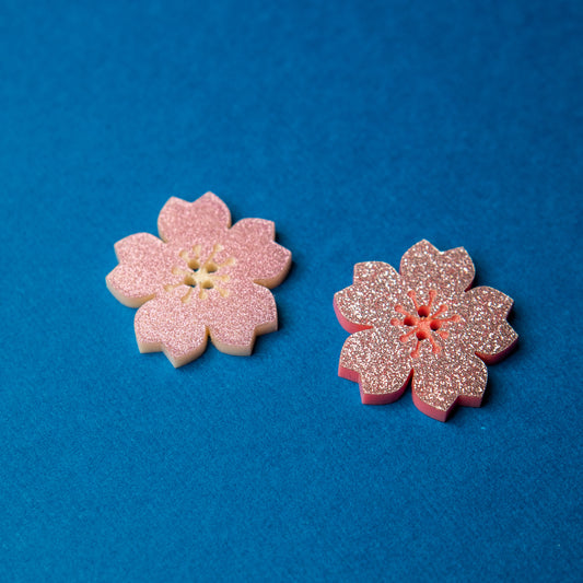 "Sakura" Cherry Blossom Button