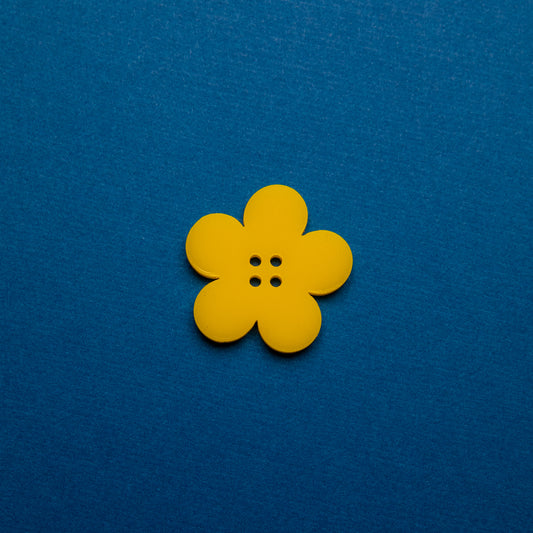 Daisy Flower Button