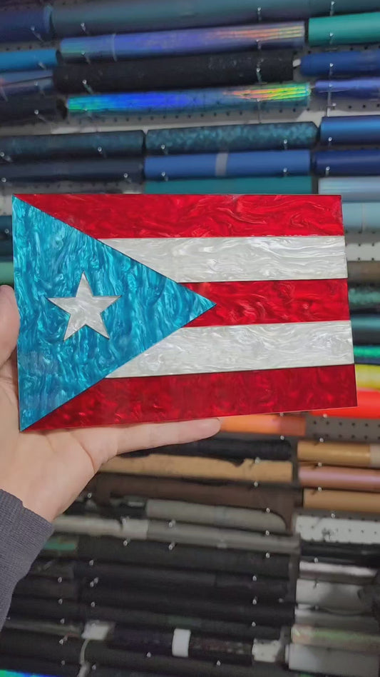 Puerto Rico Flag Decor