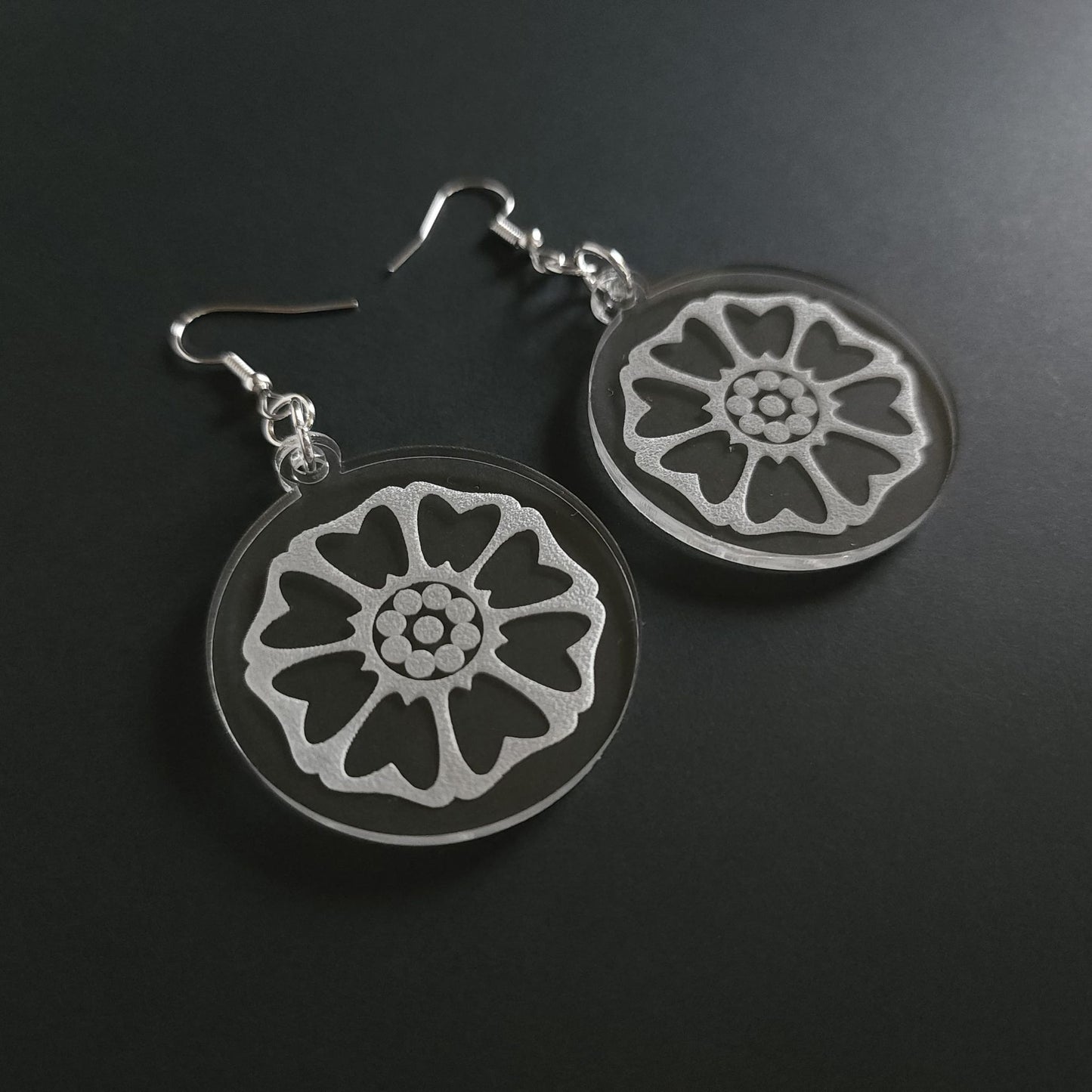 "White Lotus" Dangle Earrings (Made to Order)