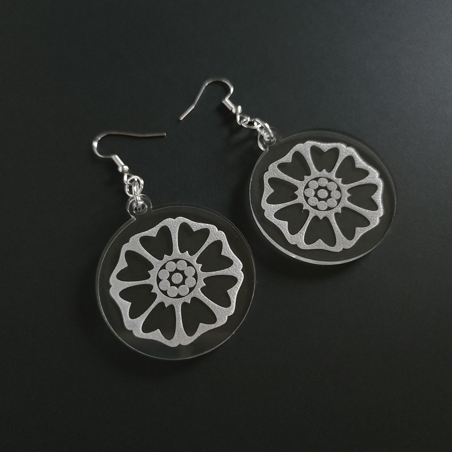 "White Lotus" Dangle Earrings (Made to Order)