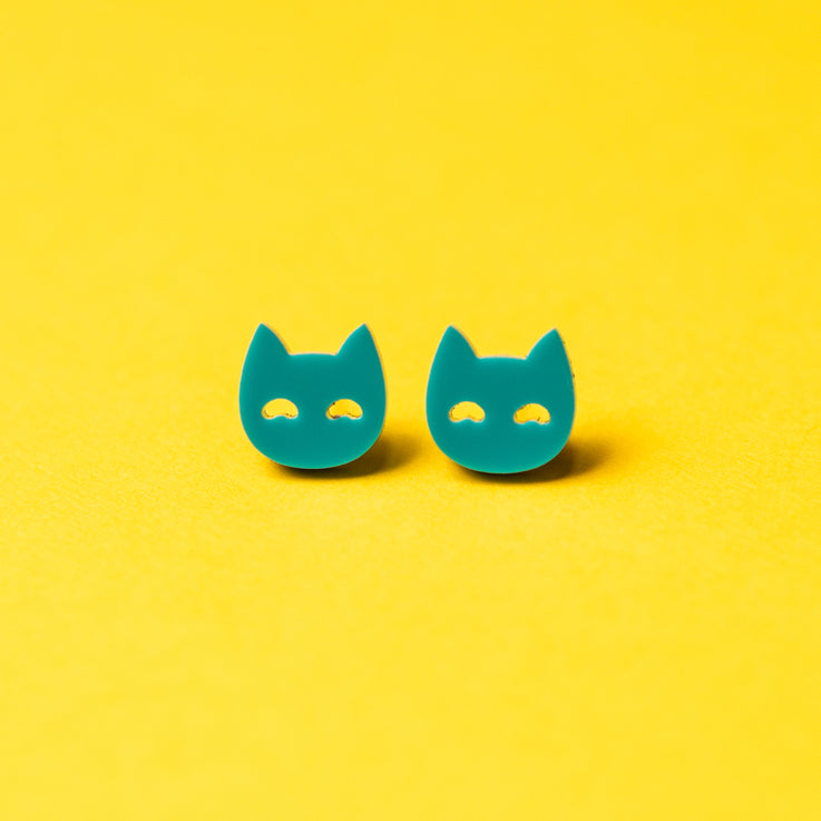 "Cat" stud earrings (Made to Order)