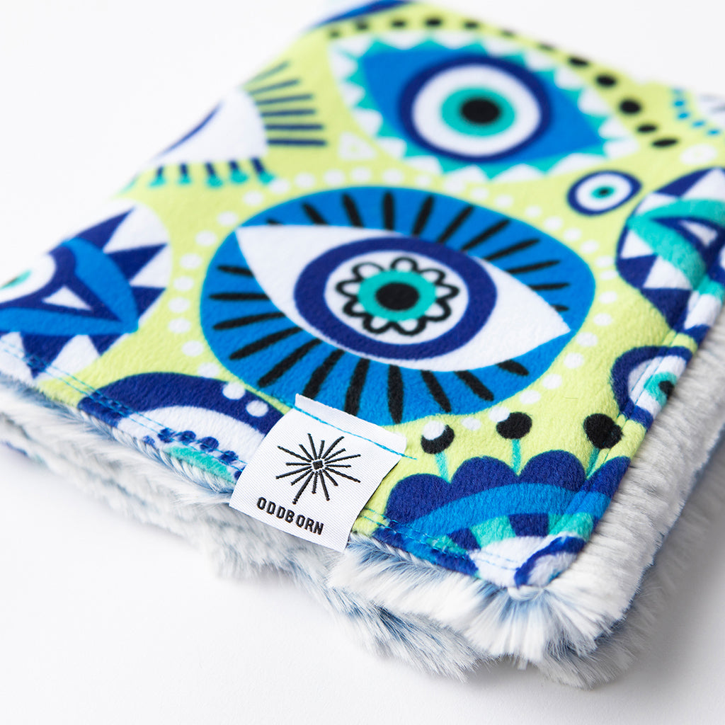 "Mal de Ojo / Lucky Eye" Security Blanket (Limited Edition - READY TO SHIP)