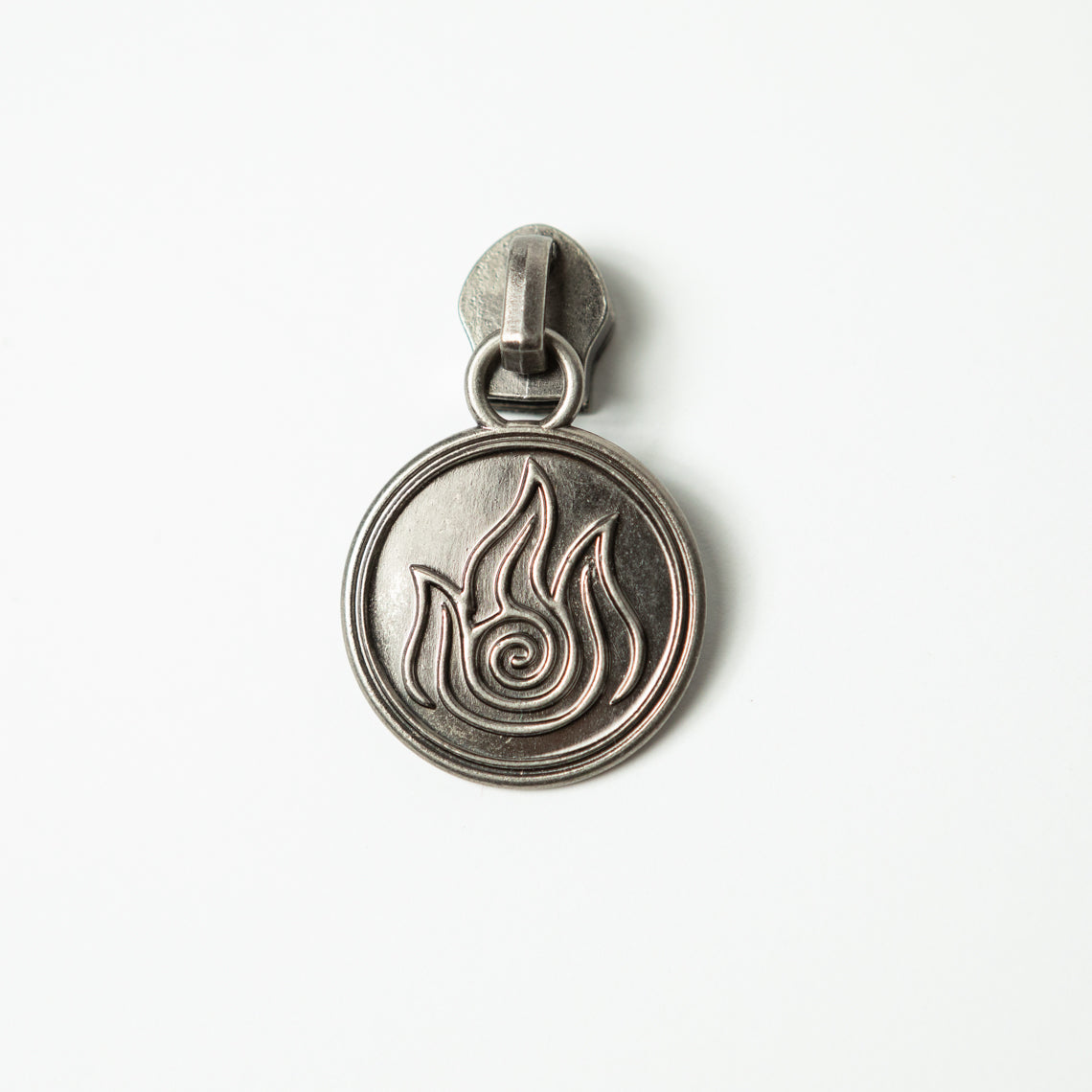 "Fire" #5 Zipper Pull